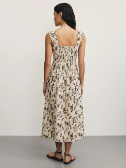 Сарафан из фактурной вискозы с принтом / Zarina  фото 5