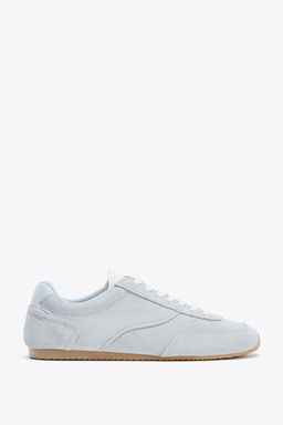 CONTRAST LEATHER TRAINERS - Zara фото 14