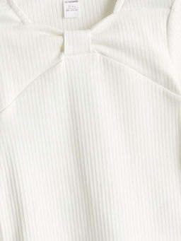 Bisiklet Yaka Basic K?z ?ocuk Ti??rt