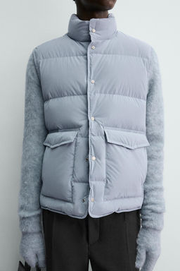 100% DOWN PUFFER GILET - Zara фото 6