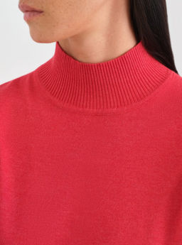 Conso/KTL 230634 - red melange Водолазка женская фото 3