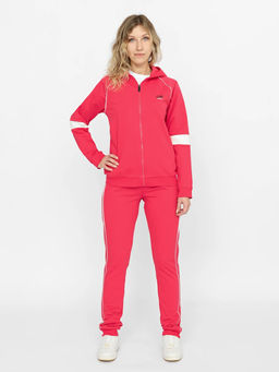 CRB wear/FWXW 90036-25 Комплект женский (толстовка, брюки),малиновый/Ex.Cherubino  фото 6