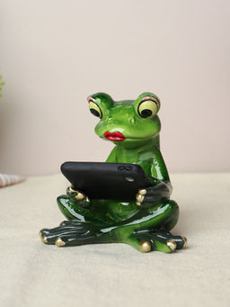 Цена за 2 шт. Фигурка Лягушка с книжкой и с паншетом 7 см / YX59003D /уп 2/48/ - Галеонтрейд фото 3