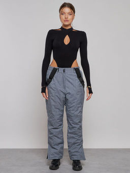 Полукомбинезон горнолыжный CHUNMAI 811Sr женский серый утеплитель 250 г/м² - Mtforce фото 19