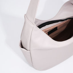 Сумка женская TEXTURA, мешок, большой размер, цвет серый  фото 6