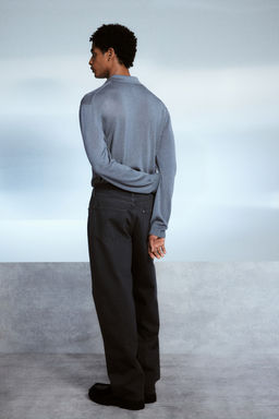 Regular Fit Fine-knit polo shirt - H&m фото 6