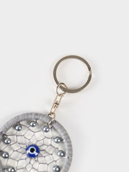 Брелок «Ловец снов», 17 см, серый