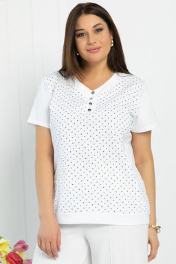 Блуза Ваниль (белая) Б12853-20М
