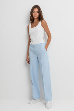 VERY NEAT _ ЕВТ 4099/пыльный голубой брюки жен  фото 3