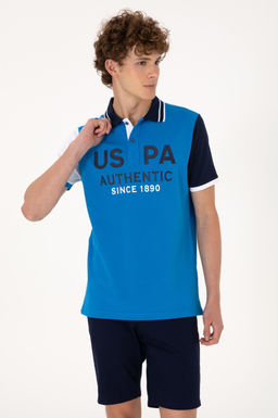 Erkek Regular Fit Polo Yaka Kobalt Mavi Ti__rt Sepette S_rpriz _ndirim - U.s. polo assn фото 3