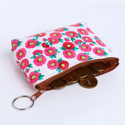 Кошелёк-монетница на молнии 11?1?8 см, с принтом, МИКС