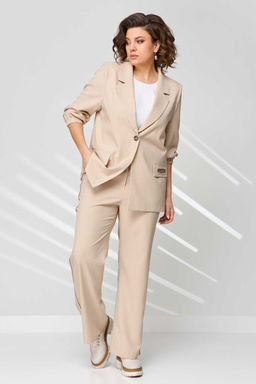 Костюм Асолия 1422 бежевый  фото 11