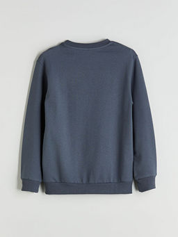 Bisiklet Yaka Erkek ?ocuk Sweatshirt