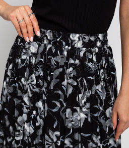 Юбка #КТ8137-2, чёрный