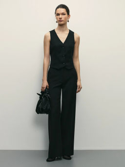 Костюмный жилет на пуговицах / Zarina  фото 7