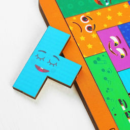 Головоломка-конструктор «Смайлики», большая