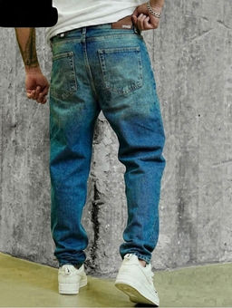 Джинсы бананы мужские