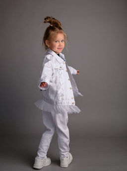 Джинсовка «RoK ЦВЕТ: БЕЛЫЙ (QR)