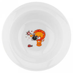 Миска фарфоровая "Львята" д200мм, 500мл, h60мм (Россия)