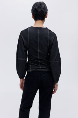 Top efecto denim - H&m фото 4