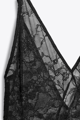 LONG LACE DRESS - Zara фото 18