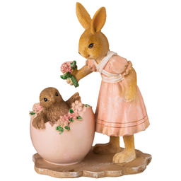 СТАТУЭТКА КРОЛИК 10Х6,5Х13,5 СМ