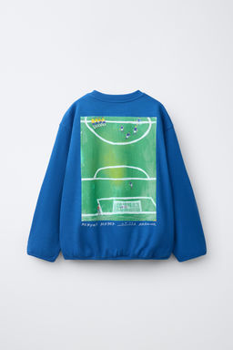 SUDADERA BORDADA CLARA CEBRIAN  / Azul?n - Zara фото 2