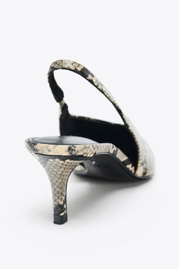 ANIMAL PRINT SLINGBACK SHOES - Zara фото 5