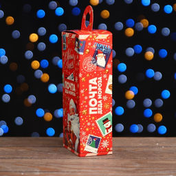 Цена за 10 шт. Коробка подарочная складная Новая почта 10 х 6 х 21 см - Simaland фото 3