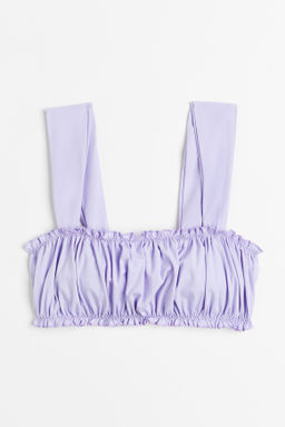 Top de bikini bandeau con relleno