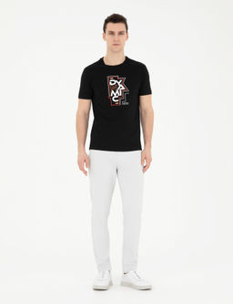 Siyah Slim Fit Ti__rt