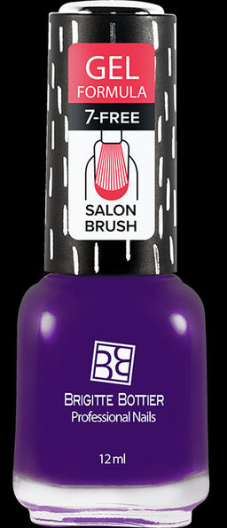 Brigitte Bottier лак для ногтей GEL FORMULA тон 02 фиолетовый 12мл/3