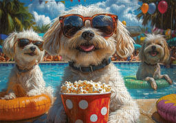 ФРЕЯ Пазл 1000 элемент. PZL-1000/79 Вечеринка у бассейна