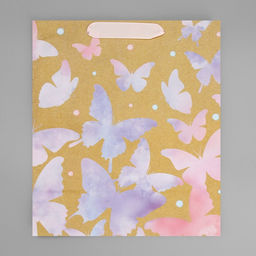 Пакет крафтовый вертикальный Акварельный, ML 23 27 11,5 см - Дарите счастье фото 10