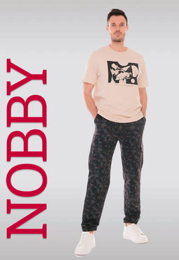 NOBBY, Мужские брюки 06-143/2 (трикотаж)