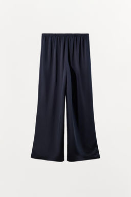 HIGH-WAIST SATIN TROUSERS - Zara фото 11