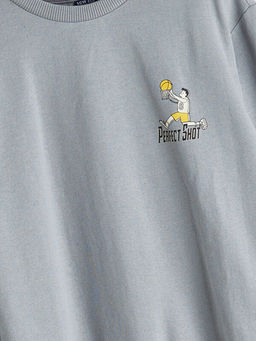 Bisiklet Yaka Erkek ?ocuk Sweatshirt