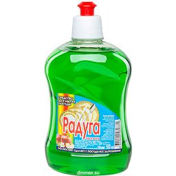 РАДУГА ср-во д/мытья посуды 500мл Яблоко