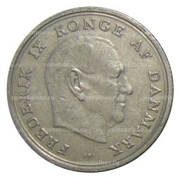 1 крона 1968 года Дания