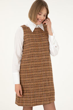 Женское тканое платье кокосового цвета Неожиданная скидка в корзине - U.s. polo assn фото 2