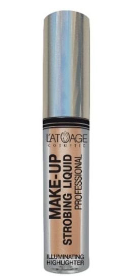 Latuage Хайлайтер жидкий "Make-up Strobing liquid" №602 розово-бежевый