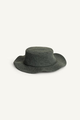 HERRINGBONE HAT WITH WOOL LIMITED EDITION - Zara фото 4