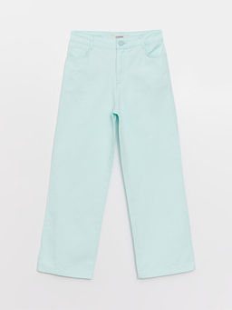 Basic Geni? Pa?a Gabardin K?z ?ocuk Pantolon