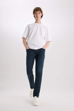 Pedro Slim Fit Dar Kal?p Normal Bel Dar Paca Jean Pantolon - Defacto фото 3