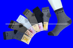 Цена за 10 пар. Золотая игла носки детские с-401 Полоса GN