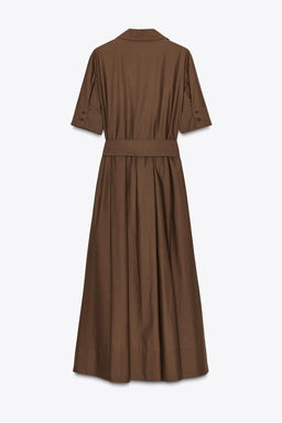 ZW COLLECTION POPLIN DRESS - Zara фото 17