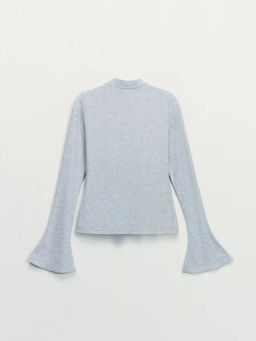 Приталенный лонгслив с воланами / Zarina