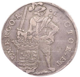 Монета 2 дальдера 1687 года Голландия  Провинция Зеландия