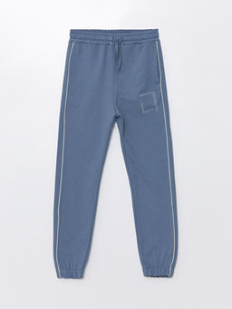 Beli Lastikli Bask?l? Erkek ?ocuk Jogger E?ofman Alt?