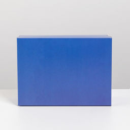 Цена за 2 шт. Коробка подарочная складная, упаковка, «Синяя», 21×15×7 см